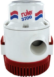 Rule 3700 GPH High Capacity Manual Bilge Pump: 24V