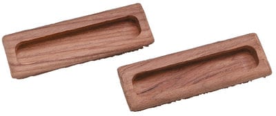Whitecap Teak Rectangular Drawer Pull: 4-1/2"W x 1/2"D: 2/pk