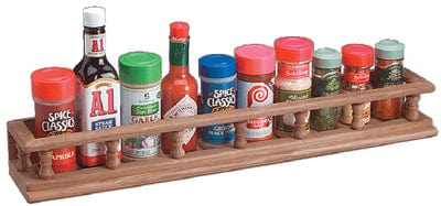 Whitecap Teak Spice Rack: 23-3/8"