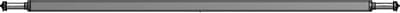 Dexter Axle 49542 2" Square Galvanized Trailer Axle: 2000 lb.
