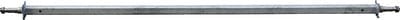 Dexter Axle 49561 2" Square Galvanized Trailer Axle With Brake Flange: 3500 lb.