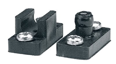 Taylor Black Thermoplastic Door Catches With Ball Stud: Catch and Screws (1 Set)