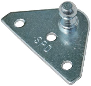 Zinc Plated Gas Lift Hardware: Flat Bracket: Pair