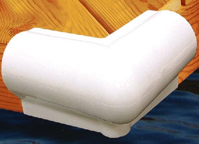 Taylor 90° Vinyl Corner Bumper 6" x 6" - White