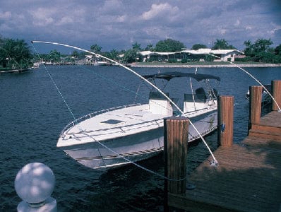Taylor Standard Mooring Whips With Fixed 60° Angle Base (Sold in Pairs) For Boats Up to 20'