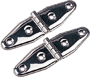 Stainless Strap Hinge 6-1/8": Pair