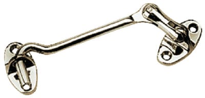 SeaDog 222080 Gooseneck Hook & Swivel: Chrome/Brass: 4"