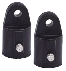 Sea-Dog 2731001 External Eye End: 7/8" Black: Pair