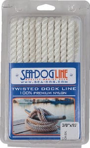 Sea Dog Premium Twisted Three-Strand Nylon Dock Line