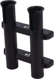 Two Pole Rod Storage Rack: Black