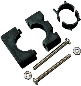 Sea-Dog 3271911 Rail Mount Bracket - Round: For 1-1/8" - 1-1/4" Rail: Black