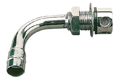 SeaDog 3520301 90° Gas Tank Vent: Fits 5/8" Hose: Brass