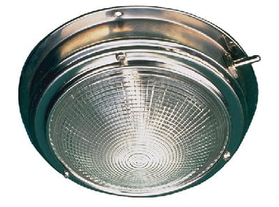 SeaDog 4002001 Stainless Steel Dome Light: 12V with On/Off Switch: 6-3/4" Dia.