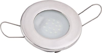 Sea-Dog 4043323 LED Spring Mount 12V Overhead Light: Stainless Bezel w/Frosted Lens