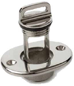 Sea-Dog 520065 Oblong Captive Garboard Drain & Plug
