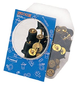 Seadog 5200805 Brass Tee Handle Drain Plug: 1": 30 pc Display