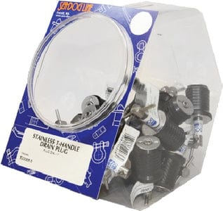 Seadog 5200855 Stainless Tee Handle Drain Plug: 1": 25 pc Display