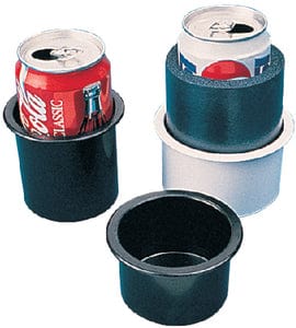 Flush Mt Drink Holder: White