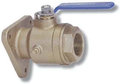 Marine Hardware Bronze Tri-Angle Seacock: 1-1/2" Pipe