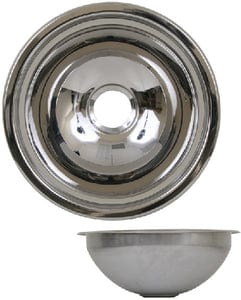 Scandvik Stainless Steel Sink: Top Mount