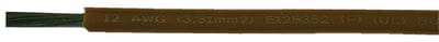 Primary Tinned Copper Wire: 100' 10AWG Brown