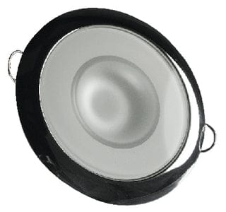 Lumitec 113119 Mirage Flush Mount Down Light w/Polished Bezel & Warm White LEDs