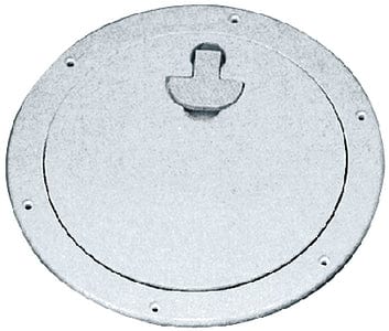 Deck Plate 8" Locking Stark White