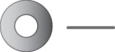 Flat Washer: 1/2": .078" Thick: OD 7/8" (A/N Style)