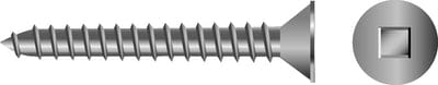 Square Tapping Screw - Flat Head:#12 x 1-1/2"