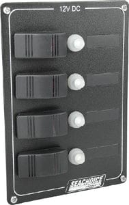 Seachoice Breaker Panel With Rocker Switches