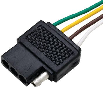 Seachoice 4 Pole Flat Female Trailer Connector for Car Side