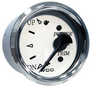 Seachoice 15631 Gauge: Chrome Bezel / White Face: Trim (Honda)