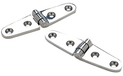Seachoice 33801 Stainless Steel Strap Hinges (1 Pair Per Pack)
