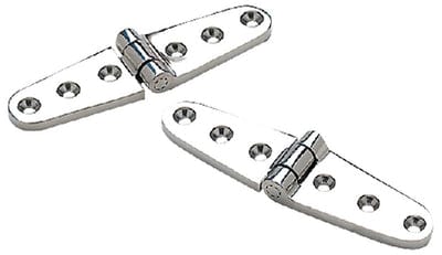 Seachoice 33811 Stainless Steel Strap Hinges (1 Pair Per Pack)