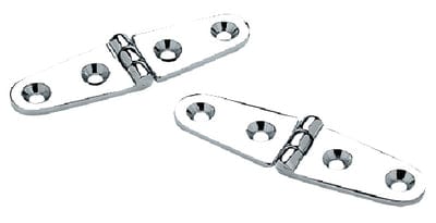 Seachoice Chrome Plated Brass Strap Hinges (1 Pair Per Pack)