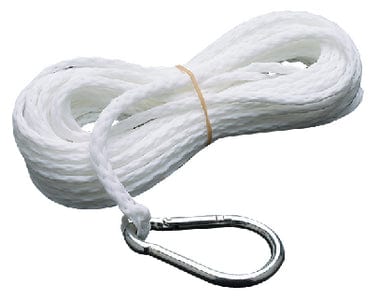 Seachoice 40211 Hollow Braid Polypropylene Anchor Line: White: 3/8" x 75'