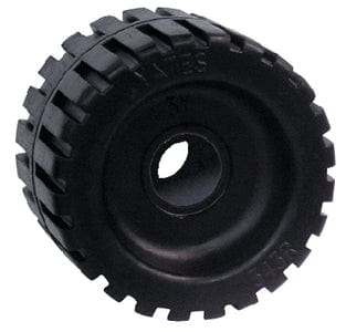 Seachoice Black Rubber Ribbed Roller 4-3/8"