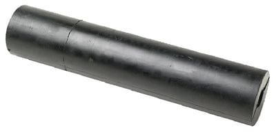 Seachoice Black Rubber Straight Roller 12" x 2-1/2" With 5/8" ID