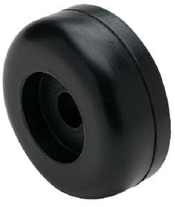 Seachoice Black Rubber Roller End Cap <BR>3-1/2" Dia. X 1-5/16" W With 11/16" ID