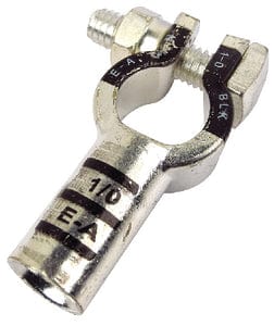 Battery Terminal - Post Top Style<BR>1/0 Gauge - Negative