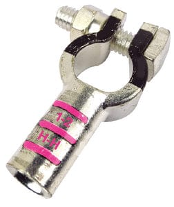 Battery Terminal - Post Top Style<BR>1-2 Gauge - Negative