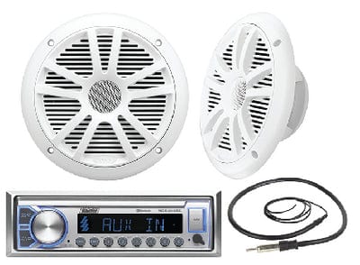 Seachoice 72101 Marine Bluetooth<sup>®</sup>/MP3/AM/FM Marine Stereo Package w/Speakers & Antenna