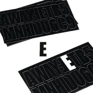 Seachoice 77111 3-1/4" 148 Piece Letter & Number Kit - Black
