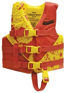Seachoice 86130 Deluxe General Purpose Life Vest<BR>Red/Yellow: Child