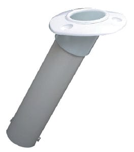 Seachoice 30 Degree Plastic Rod Holder With White Flange