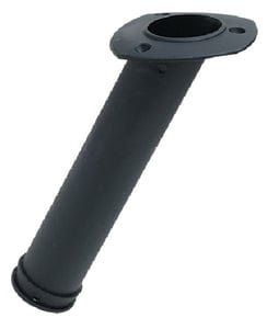 Seachoice 30 Degree Plastic Rod Holder With Etched Finish on Flange - Black