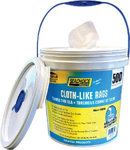 Seachoice 90023; PFC Lint Free Paint & Cleaning Rags 50/Bag