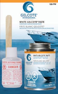 Gelcote Int'l 100PW Gelcote Repair Paste: White: 12/case