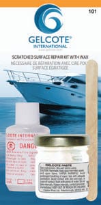 Gelcote Int'l 101 Scratched Surface Repair Kit: White: 12/case