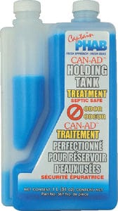 Captain Phab 367 Can Ad Holding Tank Treatment: 1L Liquid: 12/case
